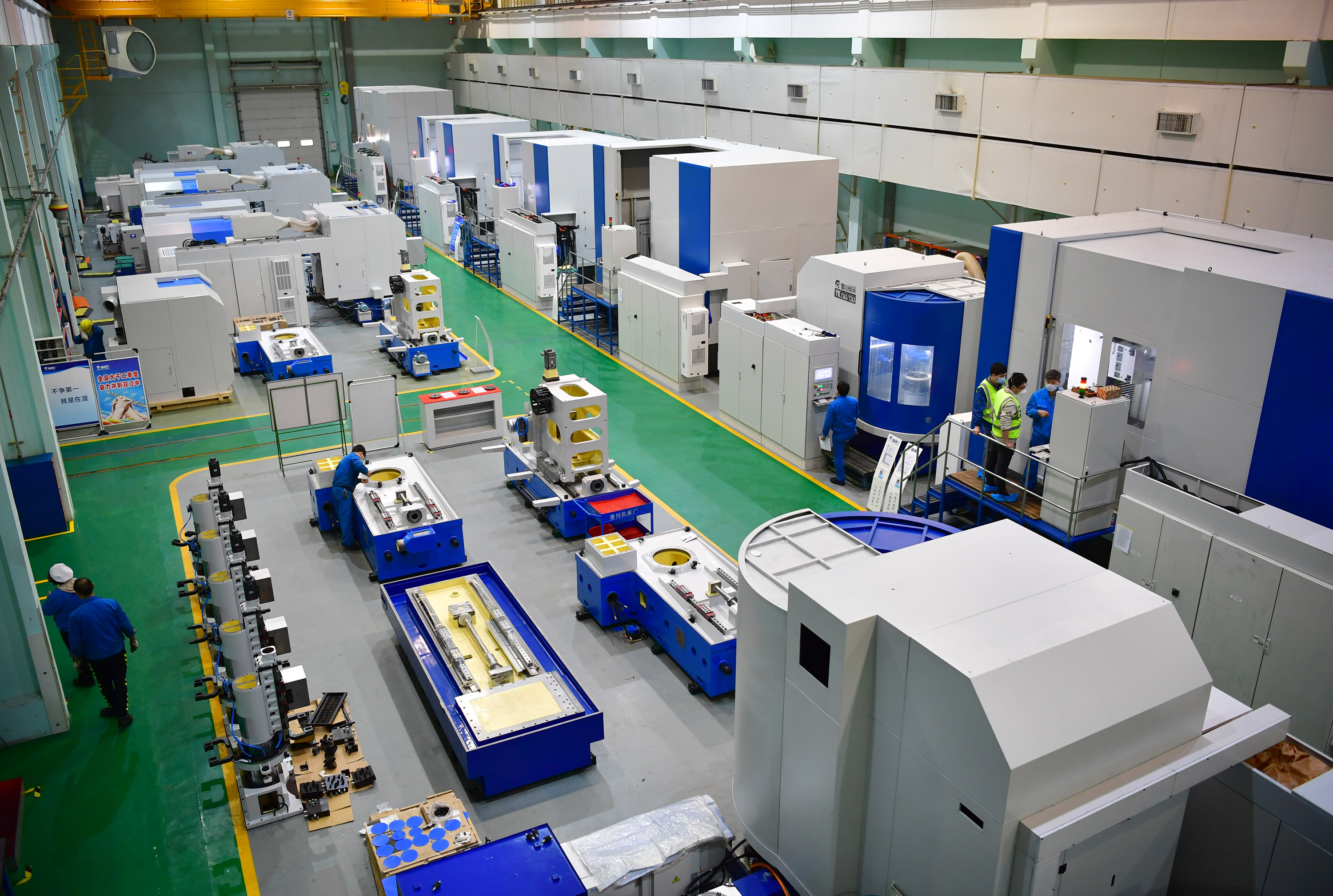 刮卡機(jī)生產(chǎn)車間